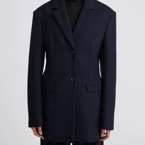 FILIPPA K. - Ancona Wool Pea Coat (NAVY)